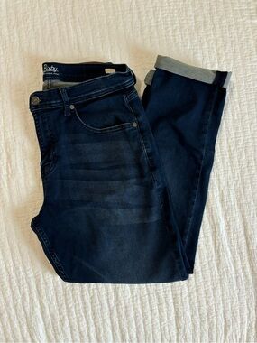 32x32 Bixby Dark wash Navy Men's Skinny Jeans with Stretch